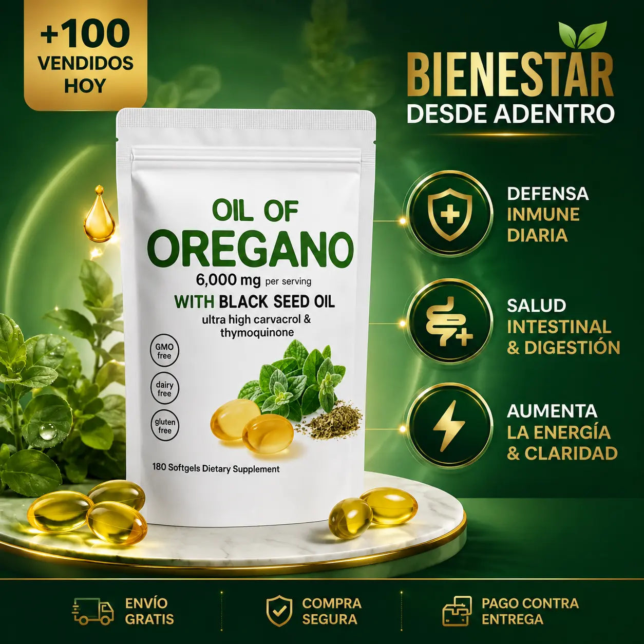 Aceite de Orégano | Elimina Parásitos, Hongos Y Toxinas De Tu Organismo De Forma Natural