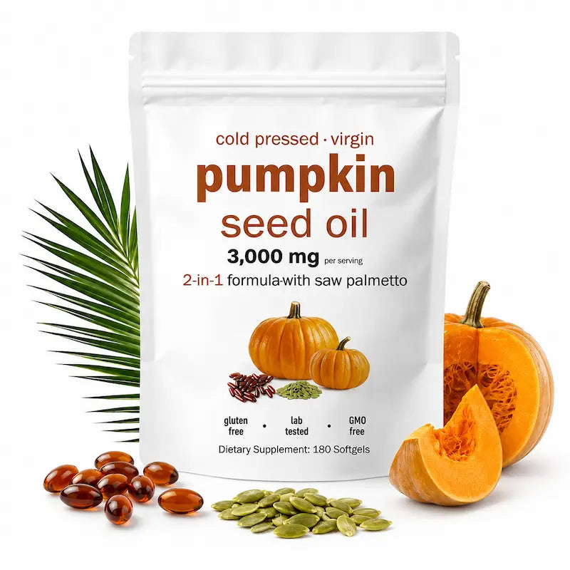 Suplemento Semillas de Calabaza 300 | Apoya Tu Bienestar Urinario y Masculino de Forma Natural